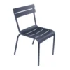 Clearance Set Of 4 Luxembourg Stacking Chairs / Anthracite By Fermob