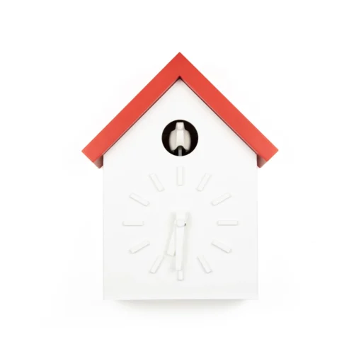 Cu-Clock Cuckoo By Magis 2 Cu-Clock Cuckoo By Magis -Finest Furniture Shop Magis cu clock product front AC500 red 01 hr