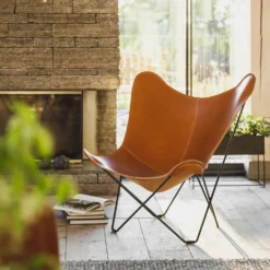 Mariposa Butterfly Leather Chair By Cuero -Finest Furniture Shop MariposaLifestyle5