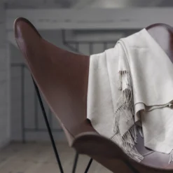 Mariposa Butterfly Leather Chair By Cuero -Finest Furniture Shop MariposeLifestyleDetail