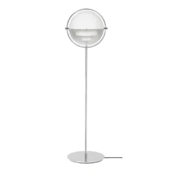 Multi-Lite Floor Lamp By Gubi -Finest Furniture Shop Multi Lite FloorLamp White Chrome Front