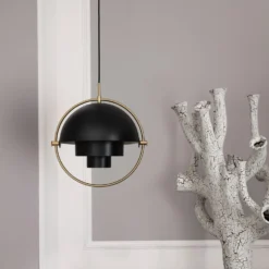 Multi-Lite Pendant By Gubi -Finest Furniture Shop Multi Lite black brass top off