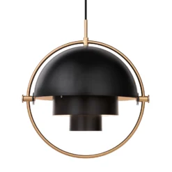 Multi-Lite Pendant By Gubi -Finest Furniture Shop MultiLite Pendant Brass Black 1 On.hs
