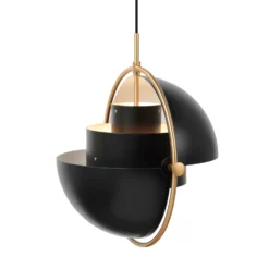 Multi-Lite Pendant By Gubi -Finest Furniture Shop MultiLite Pendant Brass Black 4 On.hs