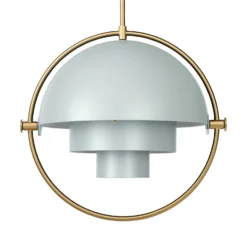 Multi-Lite Pendant By Gubi -Finest Furniture Shop MultiLite Pendant Brass BlueGrey 1 Off