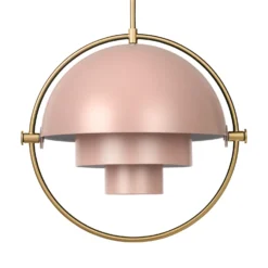 Multi-Lite Pendant By Gubi -Finest Furniture Shop MultiLite Pendant Brass Pink 1 Off