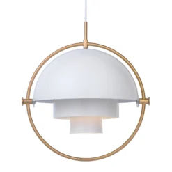 Multi-Lite Pendant By Gubi -Finest Furniture Shop MultiLite Pendant Brass White 1 On.hs