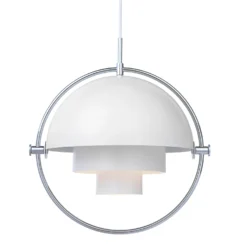 Multi-Lite Pendant By Gubi -Finest Furniture Shop MultiLite Pendant Chrome White 1 On.hs