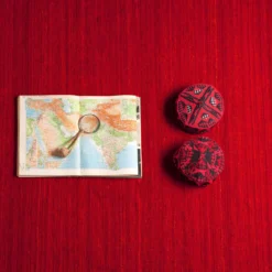 Nomad Rug By Nanimarquina -Finest Furniture Shop NOMAD DEEPRED detail