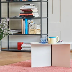 Slit Table XL By Hay -Finest Furniture Shop NewOrdercharcoal Mags Olavi03 SlitXLwhite MoireKelimcoral