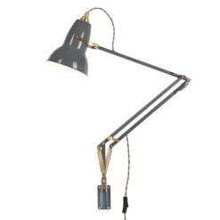 Original 1227 Brass Wall Mounted Lamp By Anglepoise