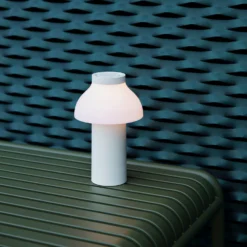 PC Portable Lamp By Hay -Finest Furniture Shop PC Portable cream white Palissade olive 01