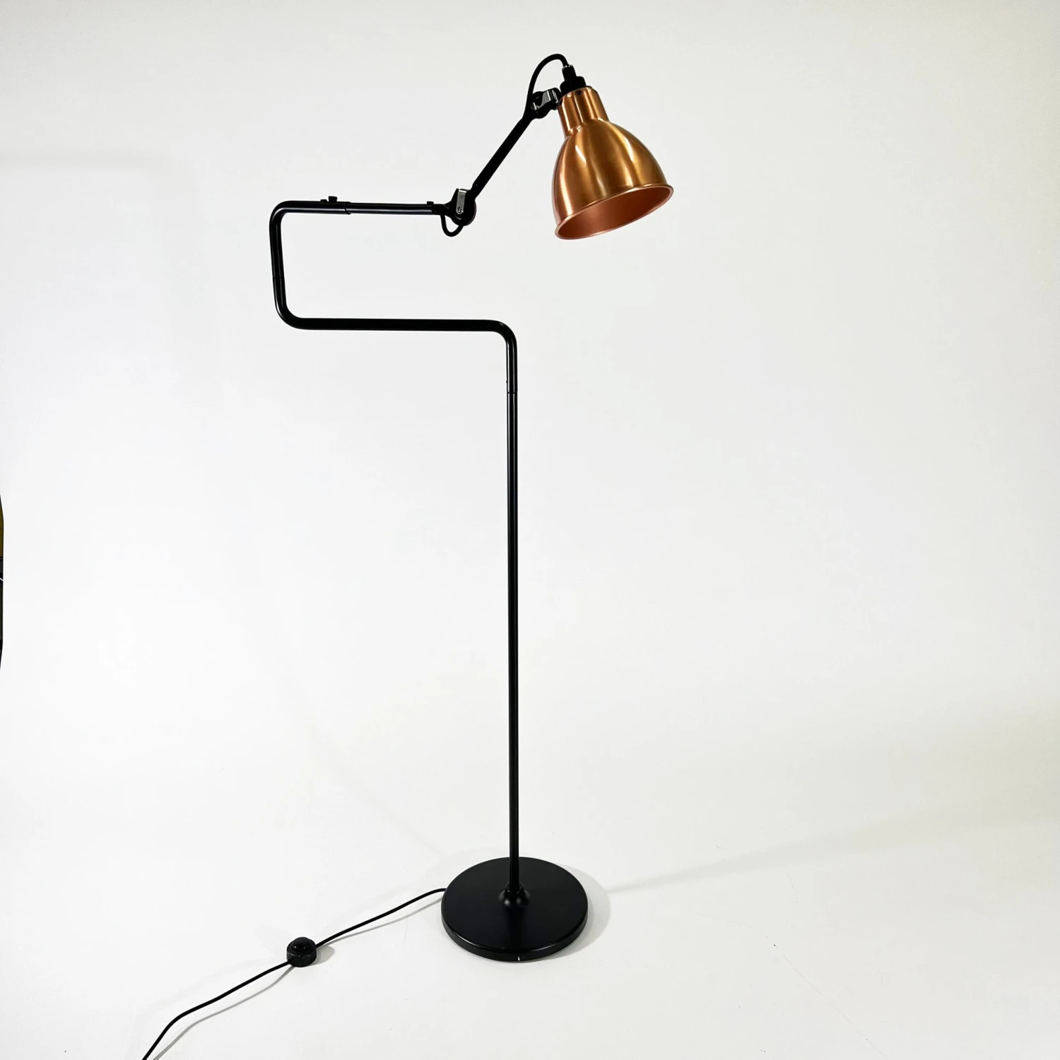 Clearance Lampe Gras N°411 Floor Lamp / Black With Copper Shade By La Lampe Gras 6 Clearance Lampe Gras N°411 Floor Lamp / Black With Copper Shade By La Lampe Gras - Image 6