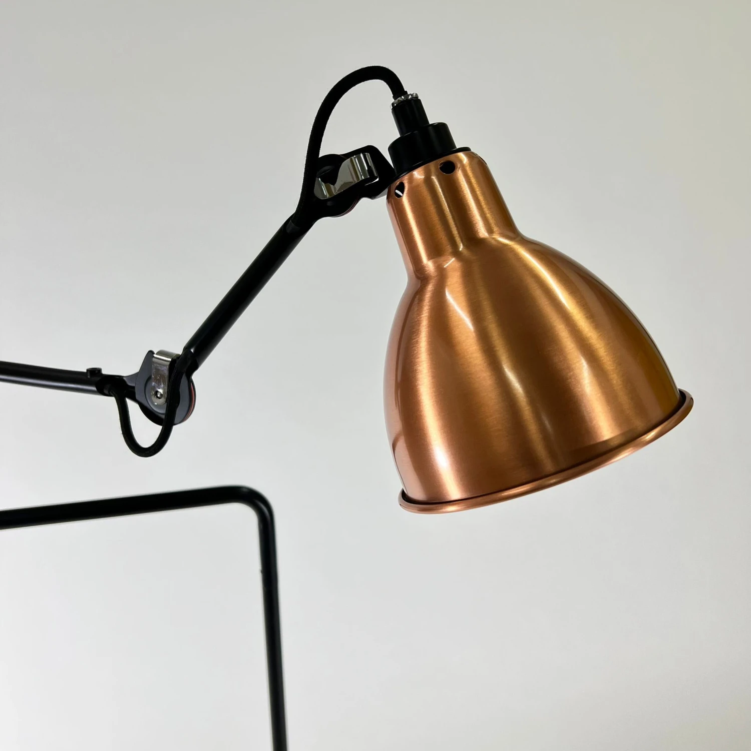 Clearance Lampe Gras N°411 Floor Lamp / Black With Copper Shade By La Lampe Gras 5 Clearance Lampe Gras N°411 Floor Lamp / Black With Copper Shade By La Lampe Gras - Image 5