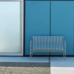 Palissade Dining Bench By Hay -Finest Furniture Shop PalissadeDiningBenchskygrey02