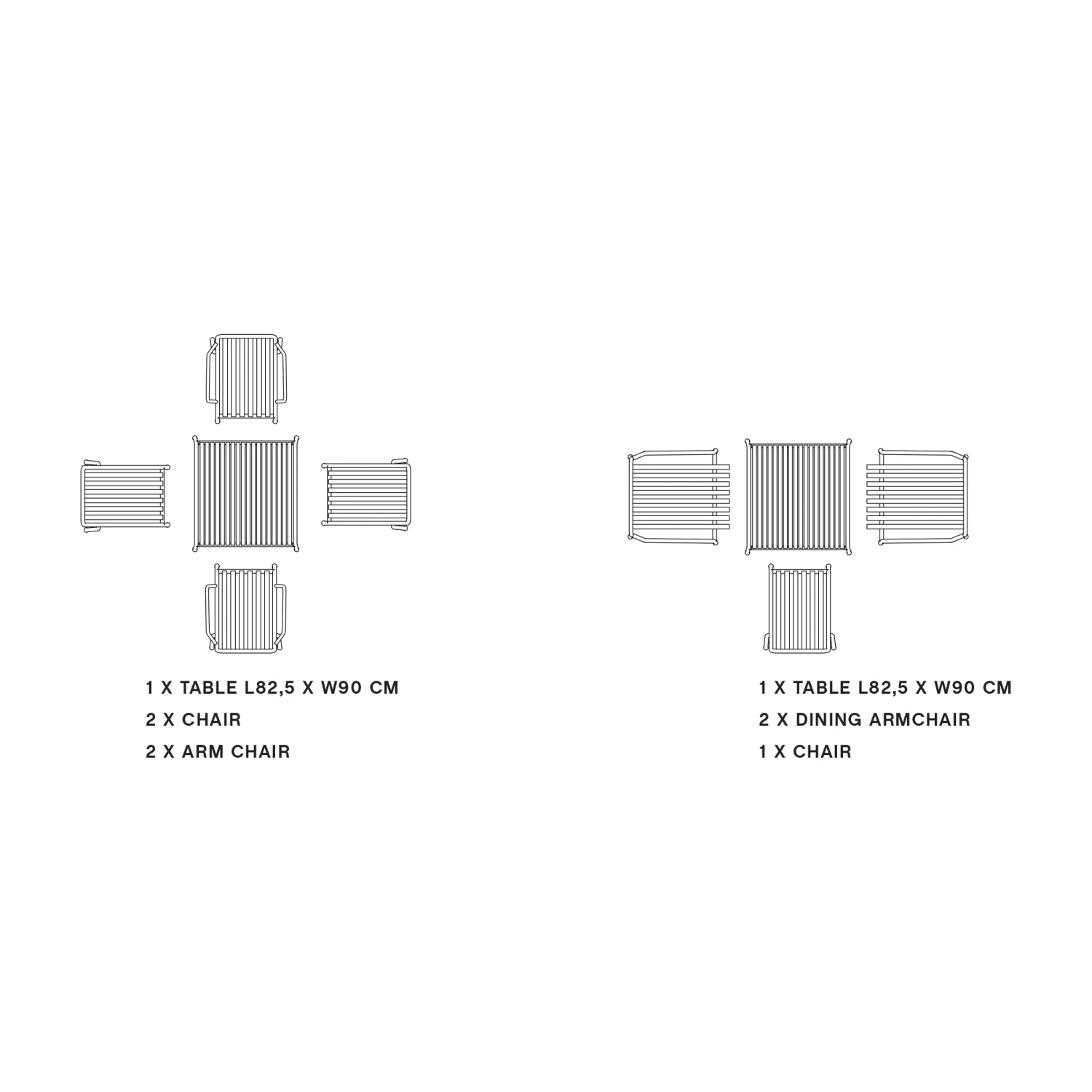 Palissade Square Dining Table By Hay 3 Palissade Square Dining Table By Hay - Image 3