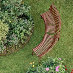 Palissade Park Dining Bench By Ronan & Erwan Bouroullec For Hay -Finest Furniture Shop PalissadeParkDiningBenchIn Inironred