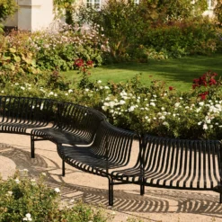 Palissade Park Dining Bench By Ronan & Erwan Bouroullec For Hay -Finest Furniture Shop PalissadeParkDiningBenchIn Outanthracite01