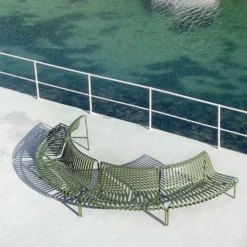 Palissade Park Dining Bench By Ronan & Erwan Bouroullec For Hay -Finest Furniture Shop PalissadeParkDiningBenchOutolive01