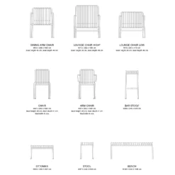 Palissade Dining Armchair By Hay -Finest Furniture Shop PalissadeRange1 40b419fa aa14 4f6c 8de8 53a191a164b4