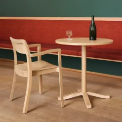 Pastis Table By Julien Renault For Hay -Finest Furniture Shop Pastis Armchair wb lacquered oak Pastis Table dia70xH74 wb lacquered plywood oak Tavern Glass M clear de0d6b95 8b6d 44e4 905d 9978a8288f9c