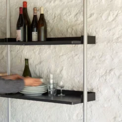 Pier System Combination 132 - 2 Columns By Hay 14 Pier System Combination 132 - 2 Columns By Hay -Finest Furniture Shop PierSystem132PSblackpowdercoatedsteelclearanodisedprofiles 7dde6998 8edf 4c79 ac27 b26904c89399