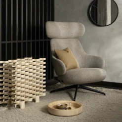 Pillo Chair With Swivel Base By Swedese -Finest Furniture Shop PilloHigh