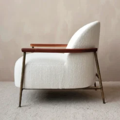 Sejour Lounge Armchair By Gubi -Finest Furniture Shop SejourLoungeArmchairWalnutLifestyle1