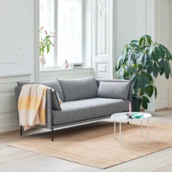 Silhouette Sofa 2 Seater By Hay -Finest Furniture Shop Silhouette2seaterOlavibyHAY03 Bernardwblacqueroakrawcanvas TulouCoffeeTableoffwhite beb74e32 13a6 4c28 9652 ee6064107844
