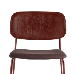 Soft Edge 40 Chair Upholstered By Hay 9 Soft Edge 40 Chair Upholstered By Hay -Finest Furniture Shop SoftEdge10Upholsteryfallredwblacqueroakback seatuphRemix373 fallredpowdercoatedsteelbase detail02