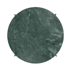 TS Table Marble By Gubi -Finest Furniture Shop TS Table Marble 80 Black Green Top
