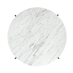 TS Table Marble By Gubi -Finest Furniture Shop TS Table Marble 80 Black White Top