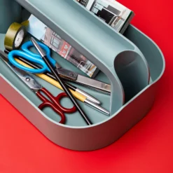 Tool Box By Hay -Finest Furniture Shop ToolBoxdustyblue GripScissors HAYPencil