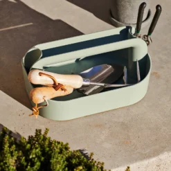 Tool Box By Hay -Finest Furniture Shop ToolBoxdustygreen FlowerpotwithSaucergrey 79a1568c 3f48 4375 bf59 94778dc22fe5