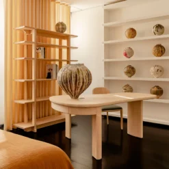 Twenty-Five Desk With Drawer By De La Espada Atelier 17 Twenty-Five Desk With Drawer By De La Espada Atelier -Finest Furniture Shop Twenty FiveShelvingUnitandTwenty FiveDeskandTwenty FiveChairbyDeLaEspadaAtelierphotographedatTheFuturePerfect photobySeanDavidson ef78c2ce 99f3 46b3 bfc7 8a63aff473c9