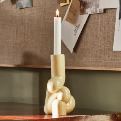 W&S Candleholder By Wang & Söderström For Hay 12 W&S Candleholder By Wang & Söderström For Hay -Finest Furniture Shop W and S Soft Candleholder soft yellow 01