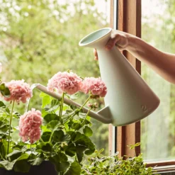 Watering Can By Hay -Finest Furniture Shop WateringCanlightgrey PlantPotWithSaucerblack