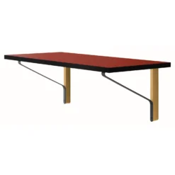 Kaari Console By Artek 14 Kaari Console By Artek -Finest Furniture Shop artek kaari REB006 console oak linoleum red