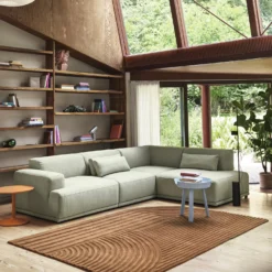 Relevo Rug By Studiopepe For Muuto -Finest Furniture Shop connect soft corner config 2 ecriture 910 relevo burnt orange 170x240 around light blue strand 60 muuto org