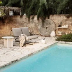 Desert Sofa 2 Seater By Ferm Living -Finest Furniture Shop fermLIVING SS22 DesertSofa 2seater BlackDarkSand image 1