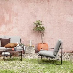 Desert Sofa 1 Seater By Ferm Living -Finest Furniture Shop fermLIVING SS22 DesertSofa BlackDarkSand Armchair