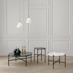 TS Table Marble By Gubi -Finest Furniture Shop gubi TS table marble lifestyle1