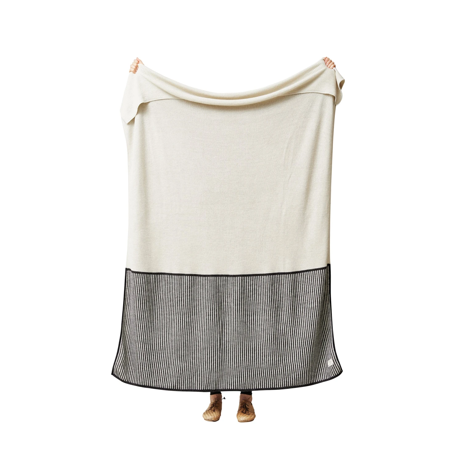 Aymara Plaid Rib Cream By Form And Refine 2 Aymara Plaid Rib Cream By Form And Refine - Image 2