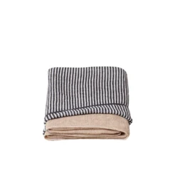 Aymara Plaid Rib Light Brown By Form And Refine -Finest Furniture Shop haus london form and refine aymara blanket9