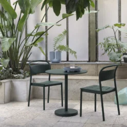 Linear Steel Side Chair By Thomas Bentzen For Muuto -Finest Furniture Shop linear steel side chair cafe table 70 dark green platform tray kink vase V2 muuto org