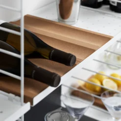 String - Cork Bottle Tray By String® -Finest Furniture Shop solution string system kitchen metal white cork accessories 2 portrait