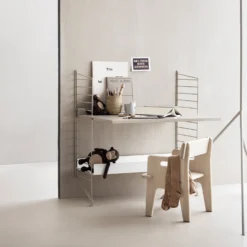 String - Work Desk -Finest Furniture Shop string system kidsroom beige white desk portrait